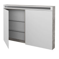 Dvojdverová zrkadlová skrinka MAX GA2O 120 