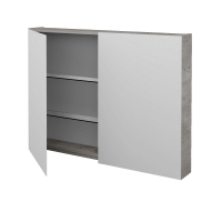 Dvojdverová zrkadlová skrinka PREMIUM GA2E 100 