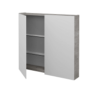 Dvojdverová zrkadlová skrinka PREMIUM GA2E 80 