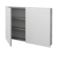 Dvojdverová zrkadlová skrinka Q GA2 100 