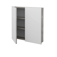 Dvojdverová zrkadlová skrinka Q GA2 70 