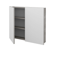 Dvojdverová zrkadlová skrinka Q GA2 80 