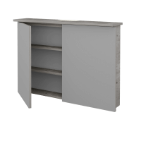 Dvojdverová zrkadlová skrinka SANI GA2O 100 