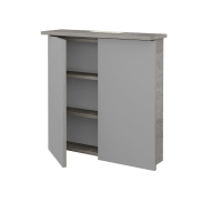 Dvojdverová zrkadlová skrinka SANI GA2O 70 