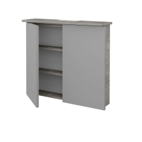 Dvojdverová zrkadlová skrinka SANI GA2O 80 