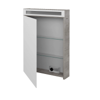 Jednodverová zrkadlová skrinka AIR GAOE 60 