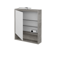 Jednodverová zrkadlová skrinka FOCUS GAOE 60 