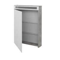 Jednodverová zrkadlová skrinka MAX GAO 60 