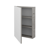 Jednodverová zrkadlová skrinka Q GA 50 