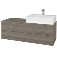 Kúpeľňová skrinka MODULE SZZ4 120 umývadlo Kube