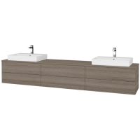 Kúpeľňová skrinka MODULE SZZ6 240 umývadlo Glance