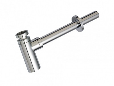 Okrúhly sifón DN32 - chróm 