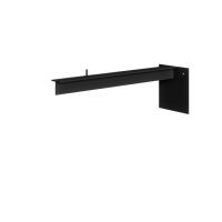 Skrytá konzola (30 cm) - čierna 