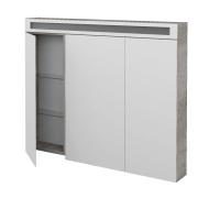 Trojdverová zrkadlová skrinka AIR GA3OE 100 