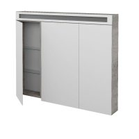 Trojdverová zrkadlová skrinka MAX GA3O 100 