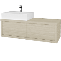 Umývadlová skriňa STORM SZZ2 120 (umývadlo Kube) 