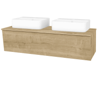 Umývadlová skrinka INVENCE SZZ 125 (2 umývadlá Joy 3) 