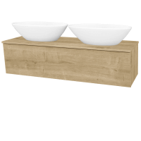 Umývadlová skrinka INVENCE SZZ 125 (2 umývadlá Triumph) 