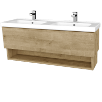 Umývadlová skrinka INVENCE SZZO 125 (dvojumývadlo Harmonia) 