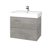 Umývadlová skrinka VARIANTE SZZ2 70 umývadlo Glance