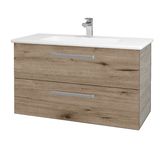 Umývadlová skrinka GIO SZZ2 100  - D05 Oregon - Úchytka T01 - D23 Herkules