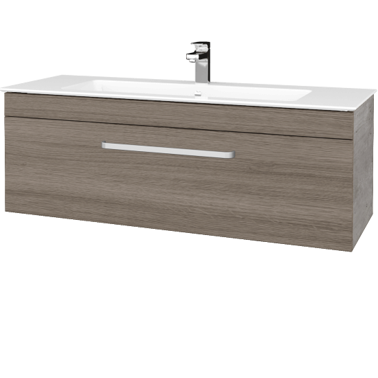 Kúpeľňová skrinka ASTON SZZ 120  - D01 Betón - Úchytka T01 - D03 Cafe