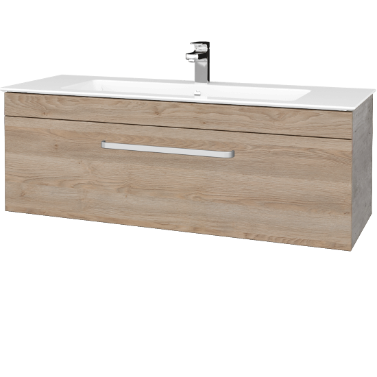 Kúpeľňová skrinka ASTON SZZ 120  - D01 Betón - Úchytka T01 - D17 Colorado