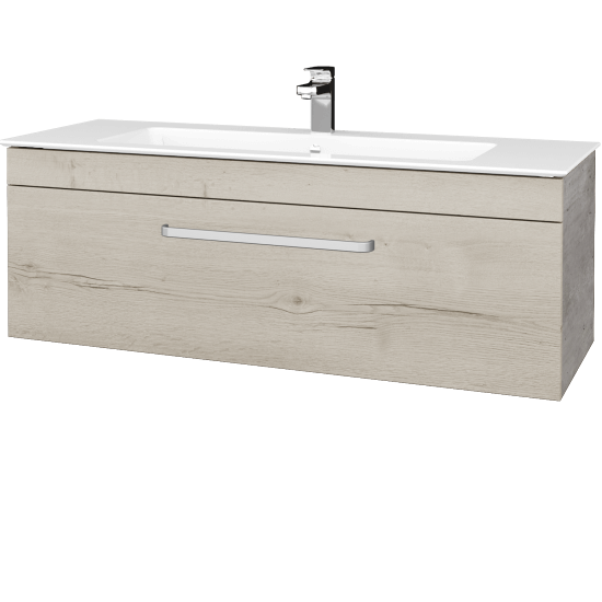 Umývadlová skrinka ASTON SZZ 120  - D01 Betón - Úchytka T01 - D28 Alberta