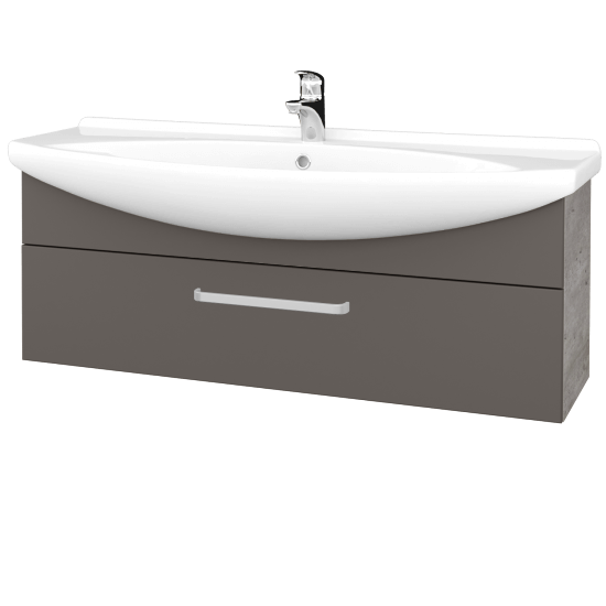 Kúpeľňová skriňa TAKE IT SZZ 120  - D01 Betón - Úchytka T01 - N06 Lava