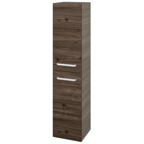 Vysoká skriňa DOS SVD2 35  - D03 Cafe - Úchytka T01 - D25 Teak - Levé