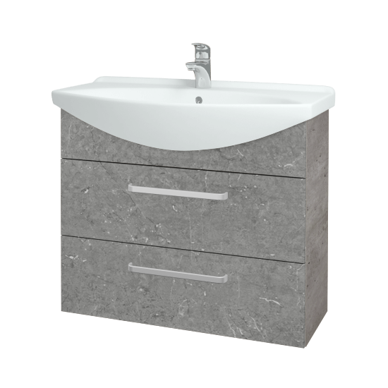Umývadlová skrinka TAKE IT SZZ2 85  - D01 Betón - Úchytka T01 - D20 Galaxy
