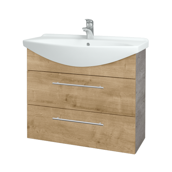 Umývadlová skrinka TAKE IT SZZ2 85  - D01 Betón - Úchytka T02 - D09 Arlington