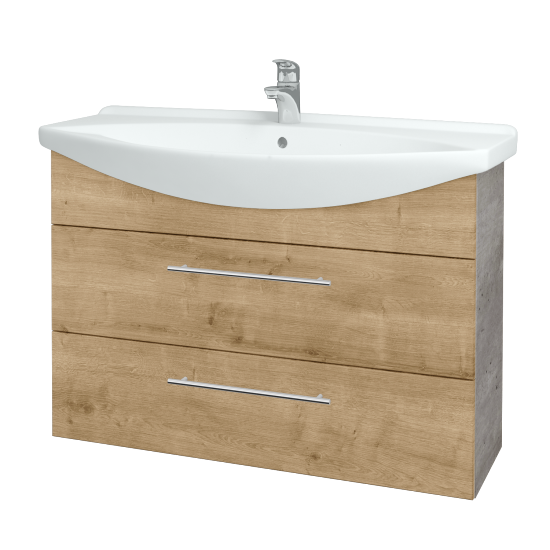 Umývadlová skrinka TAKE IT SZZ2 105  - D01 Betón - Úchytka T02 - D09 Arlington