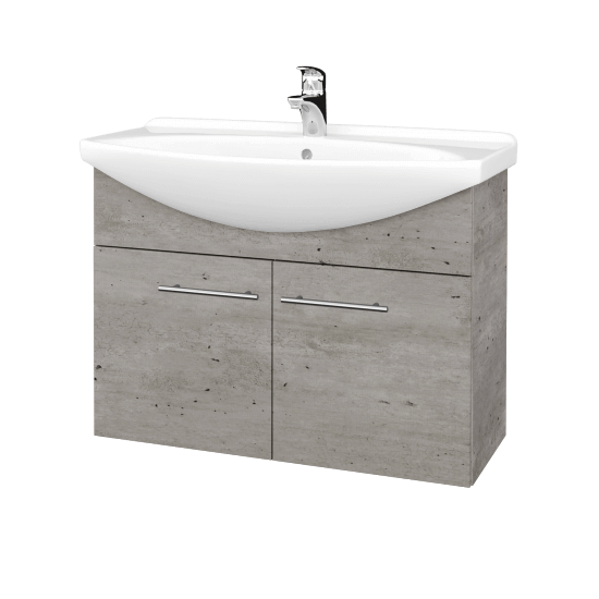 Umývadlová skriňa TAKE IT SZD2 85  - D01 Betón - Úchytka T02 - D01 Betón