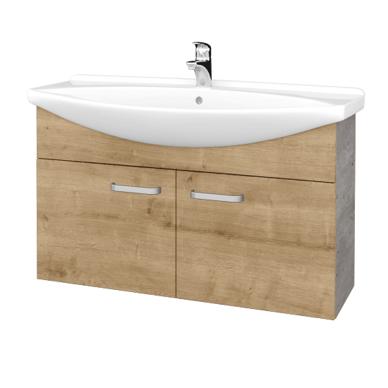 Umývadlová skriňa TAKE IT SZD2 105  - D01 Betón - Úchytka T01 - D09 Arlington