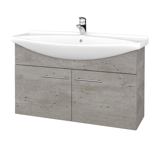 Umývadlová skriňa TAKE IT SZD2 105  - D01 Betón - Úchytka T02 - D01 Betón