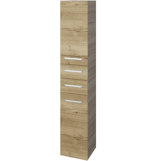 Vysoká skriňa DOS SVD2Z2 35  - D03 Cafe - Úchytka T01 - D26 Ontario - Levé