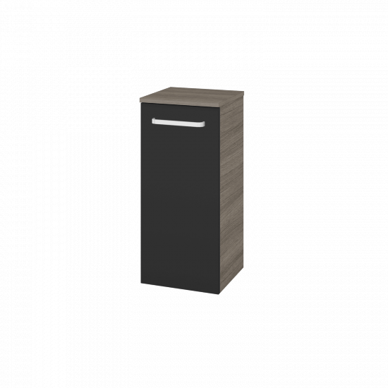 Nízka skrinka DOS SND 35  - D03 Cafe - Úchytka T01 - N03 Graphite - Levé