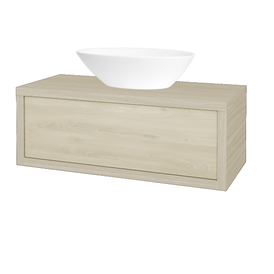 Kúpeľňová skriňa STORM SZZ 100 (umývadlo Triumph)  - D04 Dub - D24 Ohio