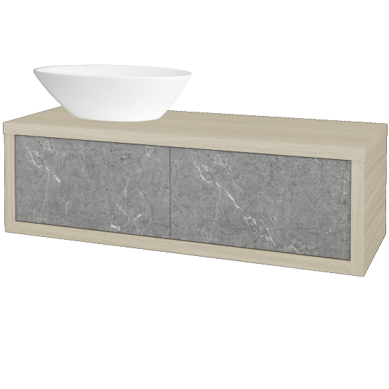 Umývadlová skriňa STORM SZZ2 120 (umývadlo Triumph)  - D04 Dub - D20 Galaxy - Levé