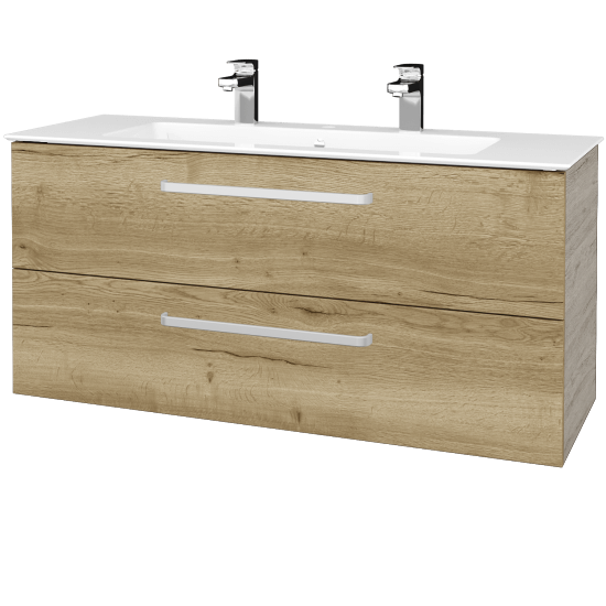 Umývadlova skrinka GIO SZZ2 120  - D05 Oregon - Úchytka T01 - D26 Ontario