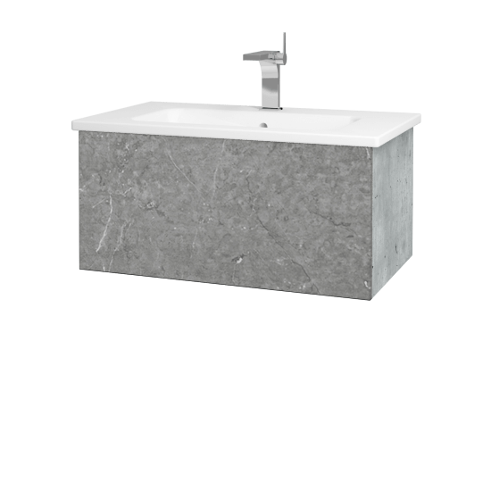 Umývadlová skrinka VARIANTE SZZ 80 (umývadlo Euphoria)  - D01 Betón - D20 Galaxy