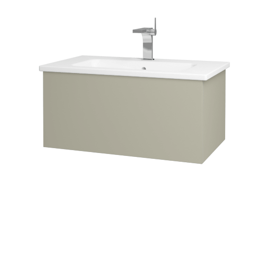 Kúpeľňová skrinka VARIANTE SZZ 80 (umývadlo Euphoria)  - M05 Béžová mat - M05 Béžová mat
