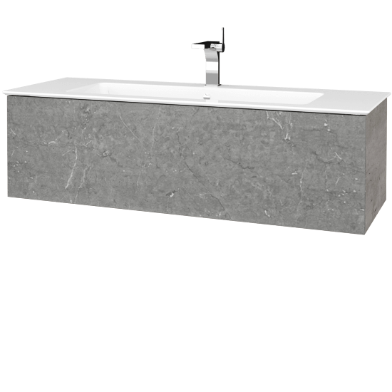 Umývadlová skrinka VARIANTE SZZ 120 (umývadlo Pura)  - D01 Betón - D20 Galaxy