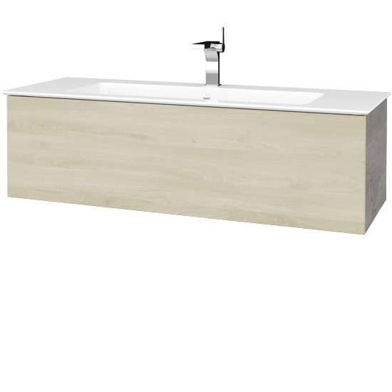 Umývadlová skrinka VARIANTE SZZ 120 (umývadlo Pura)  - D01 Betón - D24 Ohio