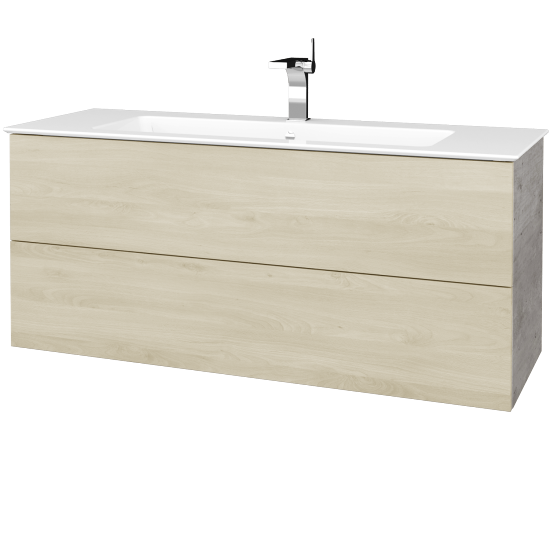 Umývadlová skrinka VARIANTE SZZ2 120 (umývadlo Pura)  - D01 Betón - D24 Ohio