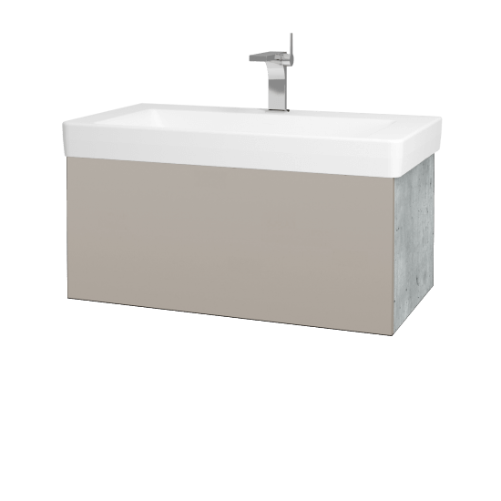 Koupelnová skříňka VARIANTE SZZ 85 pro umyvadlo Laufen Pro S - D01 Beton - N07 Stone