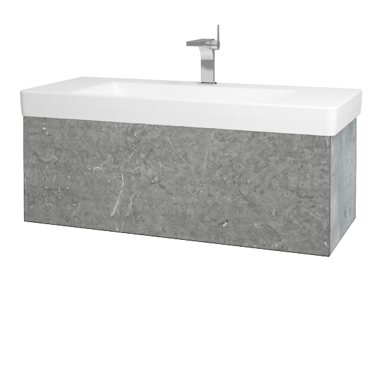 Umývadlová skrinka VARIANTE SZZ 105 pre úmyvadlo Laufen Pro S - D01 Betón - D20 Galaxy
