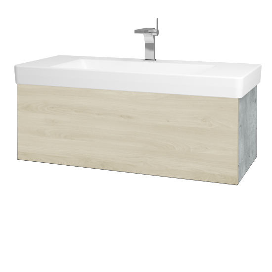 Umývadlová skrinka VARIANTE SZZ 105 pre úmyvadlo Laufen Pro S - D01 Betón - D24 Ohio