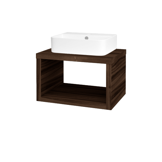 Kúpeľňová skrinka STORM SZO 60 (umývadlo Joy 3)  - D06 Orech